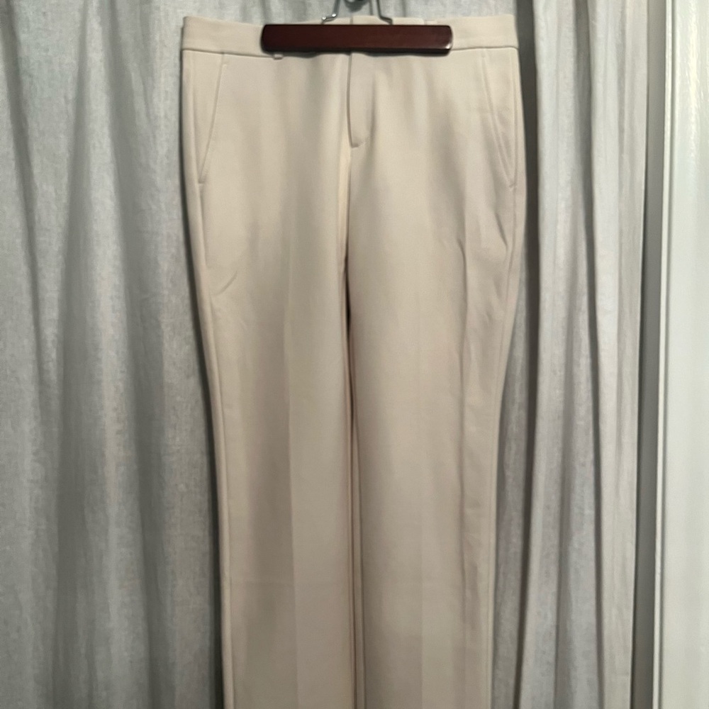 Banana Republic | Ryan Straight Leg | Cream Dress Pants